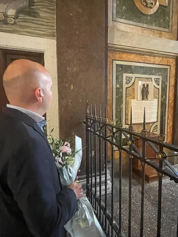 Илхан Кючюк с жест на 24 май в Рим