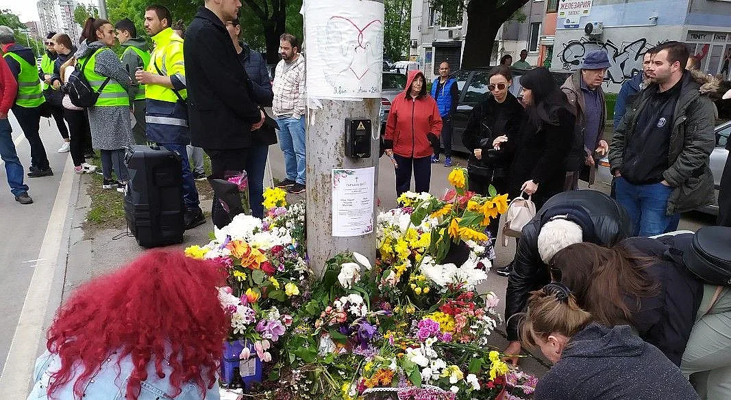 Протест и блокада в центъра на София, голяма мъка