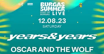 Световната поп икона Years & Years с концерт в Бургас на 12 август