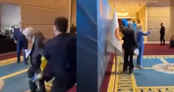 Руснак свали украинското знаме. Какво му се случи!