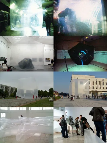 Инсталация „С въздух“ на Дан Тенев показват в зала „Байер“