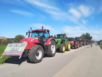 Границата блокирана. Зърнопроизводители протестират от двете страни