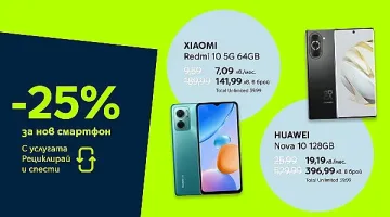 Рециклирането на старо устройство ни спестява 25% при покупката на ново