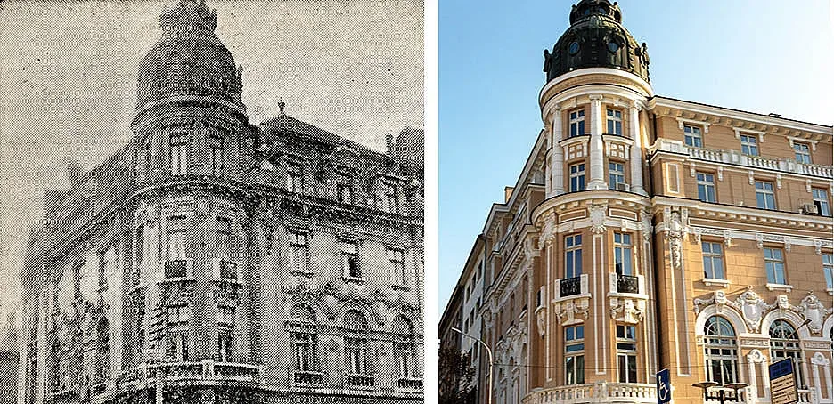 Сградата на ъгъла, зад театъра