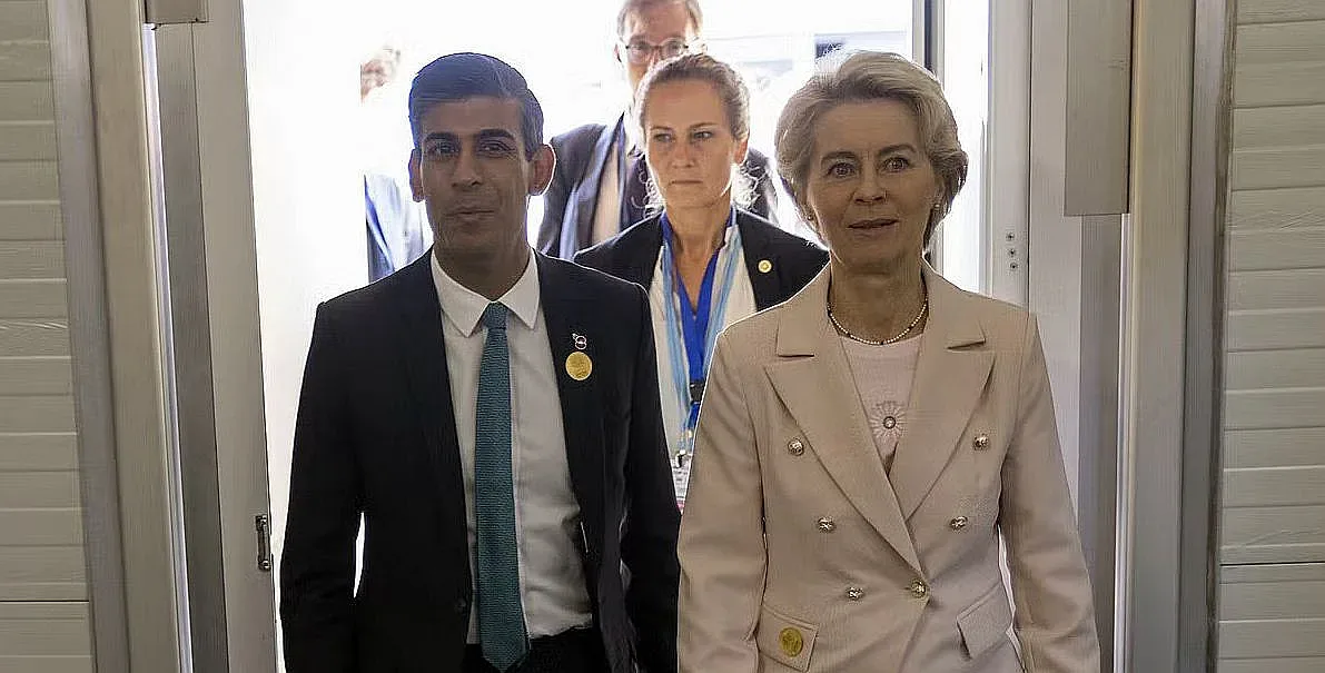 Фон дер Лайен лети спешно за Лондон, среща Риши Сунак