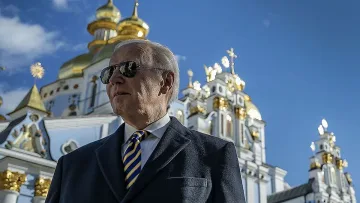 Специален украински влак возил тайно Байдън до Киев (СНИМКА)