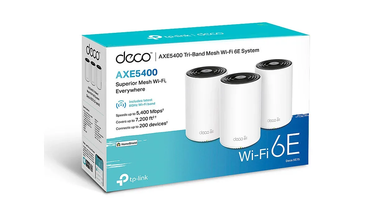 TP‑Link Deco XE75 (3‑Pack) - система за истински бърз и стабилен интернет у дома