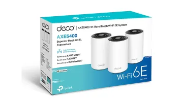 TP‑Link Deco XE75 (3‑Pack) - система за истински бърз и стабилен интернет у дома