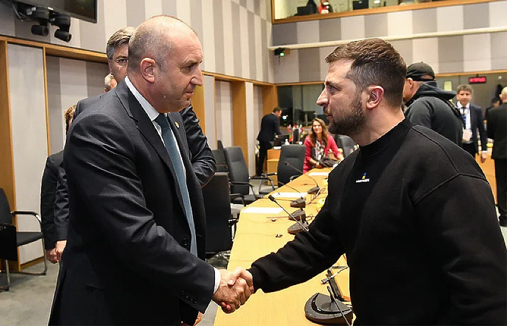 Радев се срещна с Зеленски. Какво му каза