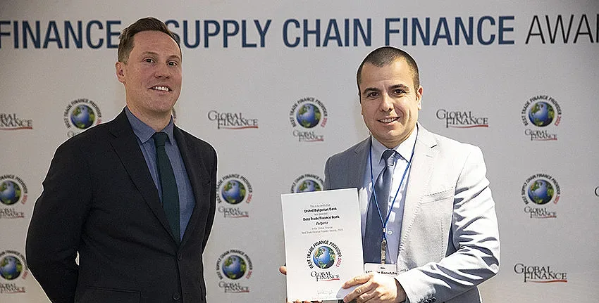 Global Finance: ОББ е най-добра банка за търговско финансиране в България