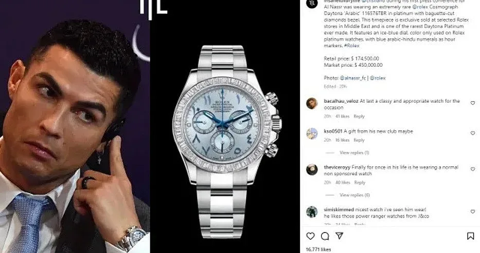 Часовникът на Роналдо! За колко време си го купува