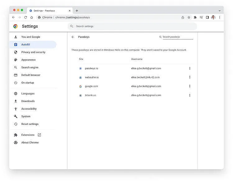 Google Chrome вече официално поддържа вход без парола
