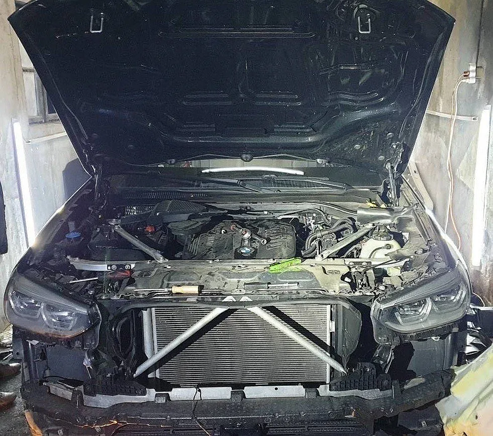 Ето как се разглобява откраднат джип /СНИМКИ/