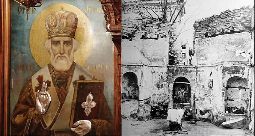 Иконата на св. Николай оцеляла от бомбите над София