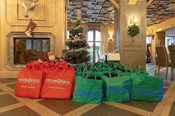 Деца на загинали и пострадали полицаи получават подаръци от Технополис и Практикер