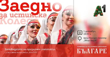 Столична община организира тържествено запалване на коледната елха пред Народния театър