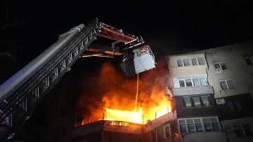 Масирана руска атака с дронове подпали район с много българи в Украйна