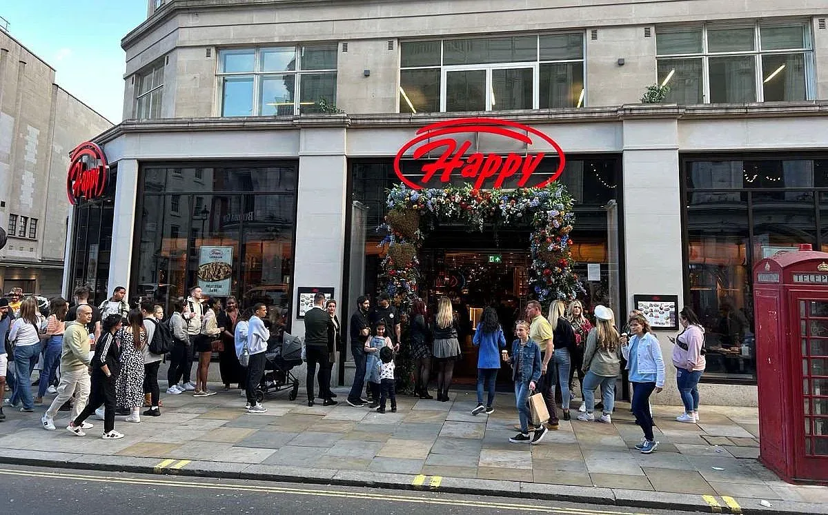 Happy стана ресторант на годината в Лондон, омая Великобритания