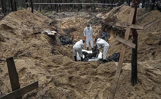 Зверствата в Изюм. Зеленски заговори за рашисти