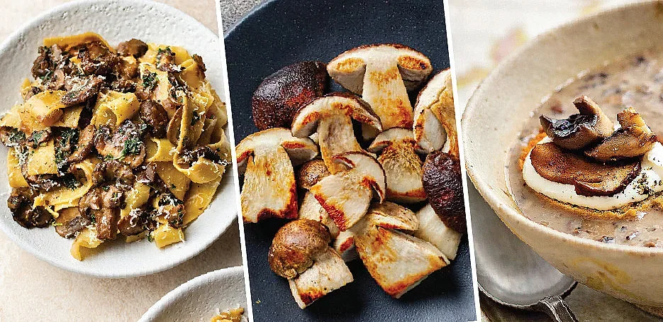 Следпразнично: Пълнени гъби на фурна