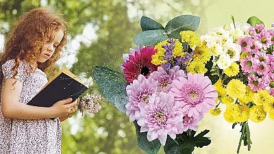 Lidl  с богато разнообразие цветя за първия учебен ден