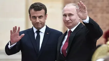 Два часа телефон! Какво си казаха Путин и Макрон