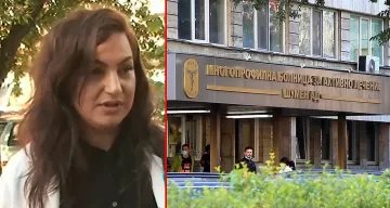Жена души лекарка, докато помага на детето й