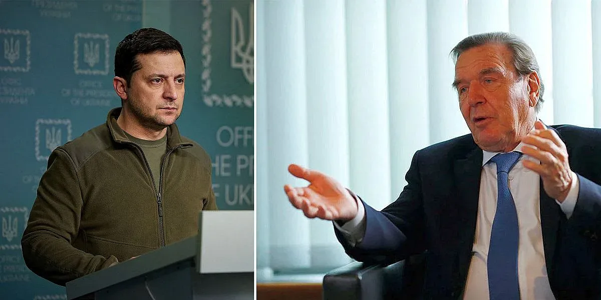 Зеленски се нахвърли жестоко на бивш германски канцлер. Причината