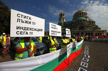 Пътните строители с изненада за властта, завой на протеста
