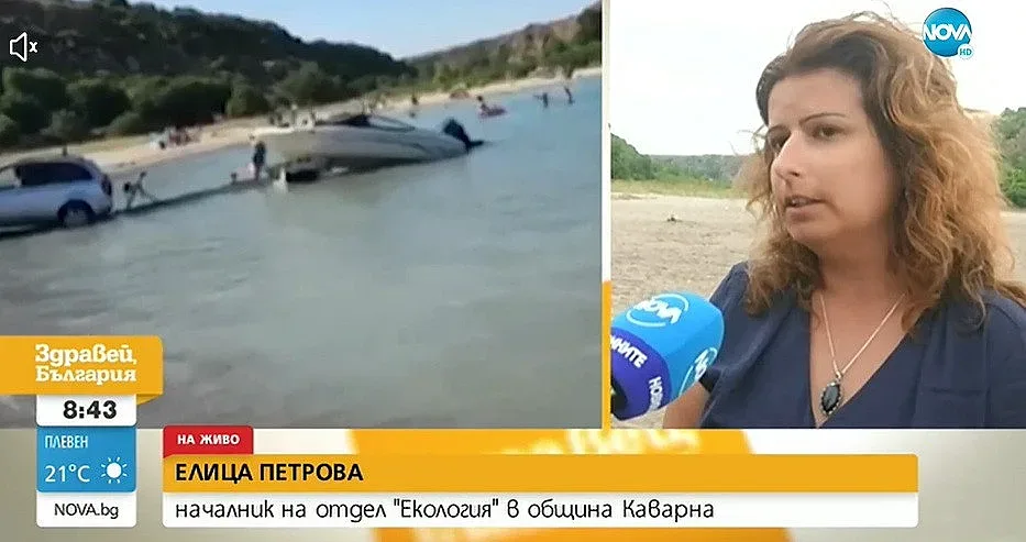 Ново безобразие. Джип нагази в морето