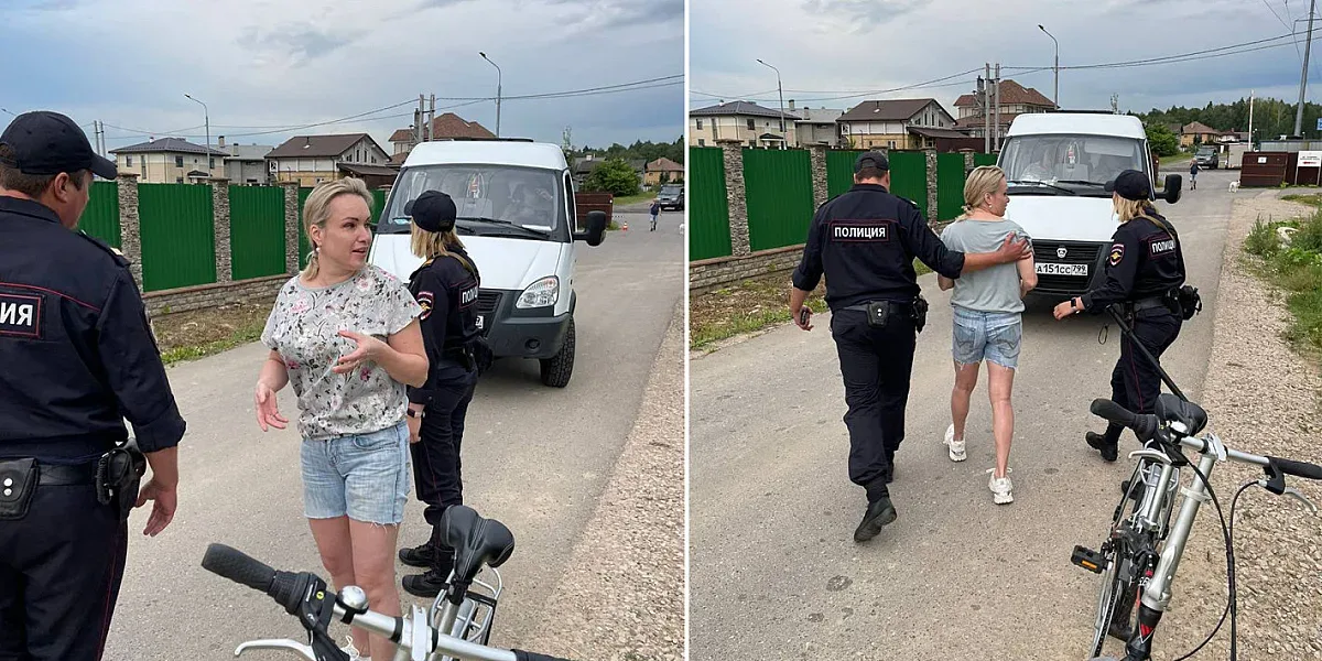 Униформени подплашиха и прибраха медийна критичка на Путин